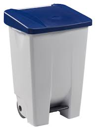 Mülleimer mit Pedale Mobily 60 L - blau